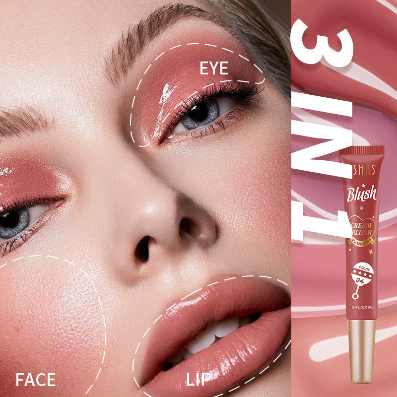 4-color liquid blush and eyeshadow set