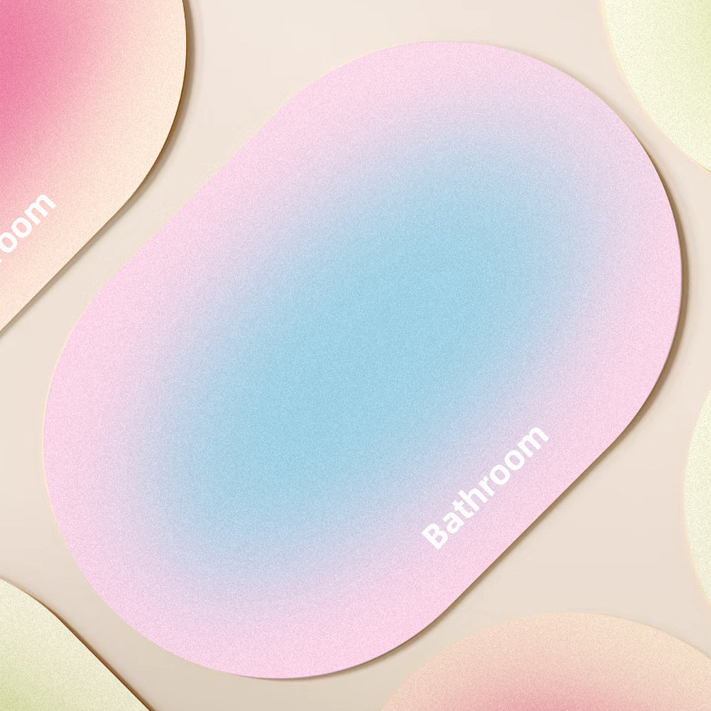 Diatom mud bathroom floor mat