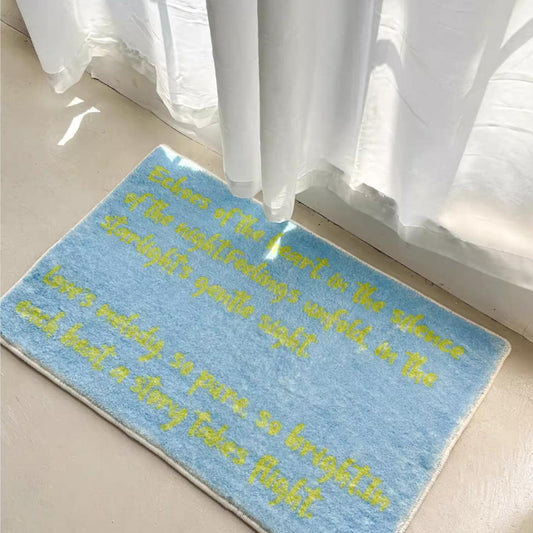 Vintage bedside blanket