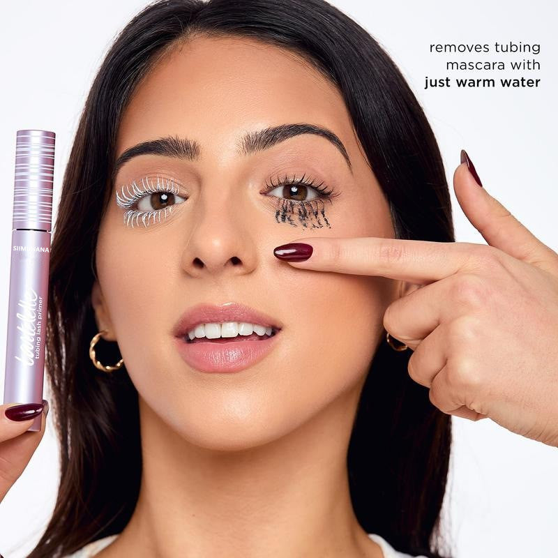 Long-lasting curling mascara