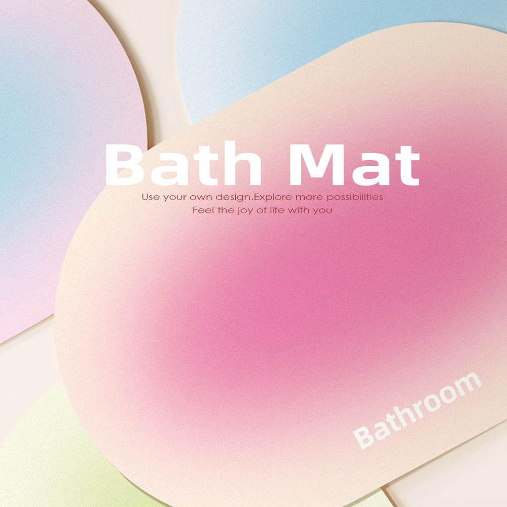 Diatom mud bathroom floor mat