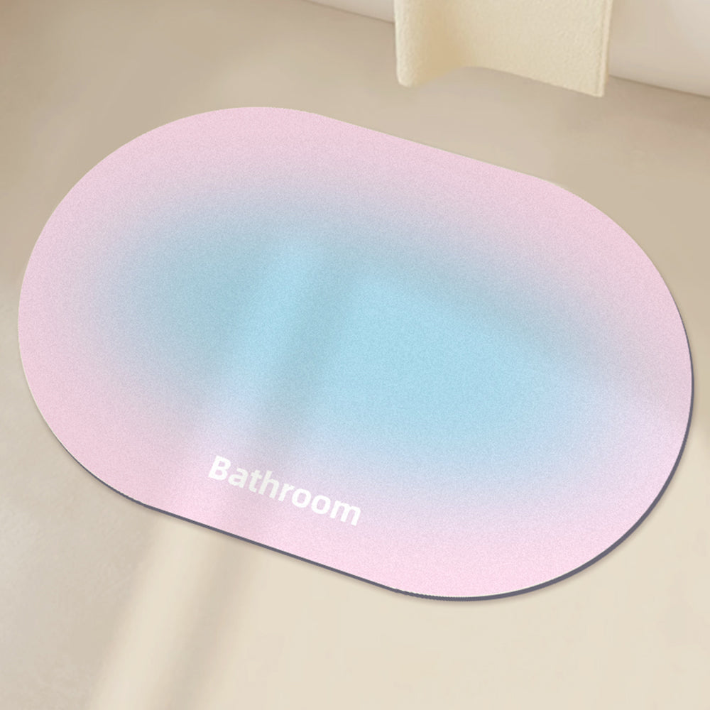 Diatom mud bathroom floor mat